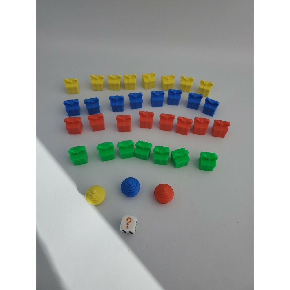 2011 Monopoly Junior Party - Cupcake, Presents Movers & Die ONLY‎ - REPLACEMENTS